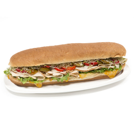 Rotellas Wheat Solid 11 Inch Wheat Sub Rolls, 6 x 4 ct Case - DOT product image 4