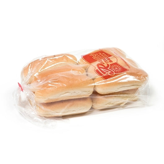 Rotellas Small Hotdog 6 Inch Small Hot Dog Bun, 6 x 12 ct Case - Breads, Rolls & Buns