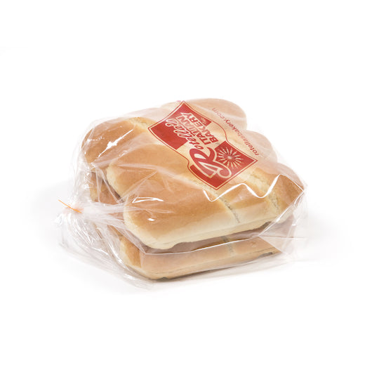 Rotellas Frozen Solid 6 Inch Solid Sour Hoagie Bread, 6 x 6 ct Case - Breads, Rolls & Buns