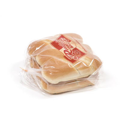 Rotellas Frozen Solid 6 Inch Solid Sour Hoagie Bread, 6 x 6 ct Case - Breads, Rolls & Buns