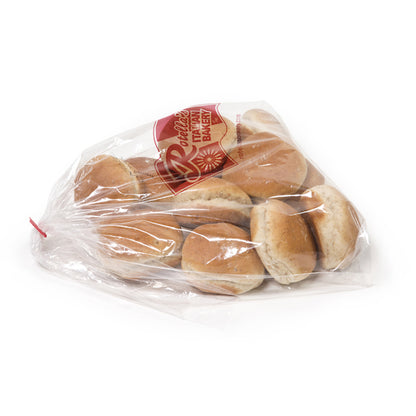 Rotellas Round Wheat Dinner Rolls, 8 x 12 ct Case - Breads, Rolls & Buns