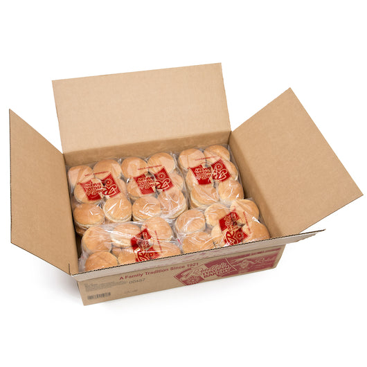 Rotellas Wheat Small Wheat Hamburger Bun, 5 x 12 ct Case - DOT product image 5