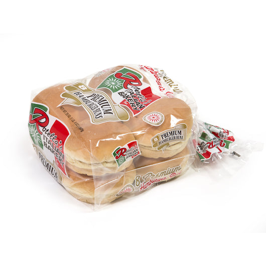 Rotellas Frozen Yellow Hamburger Bun, 6 x 8 ct Case - Breads, Rolls & Buns