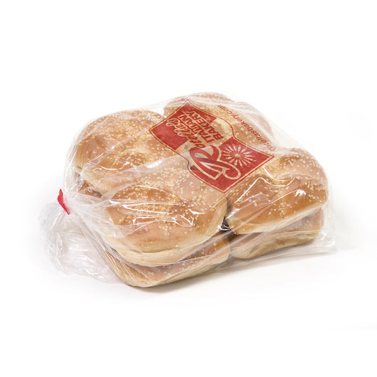 Rotella's Italian Bakery Seeded Rosette Bun, 6 x 8 ct Case - Breads, Rolls & Buns