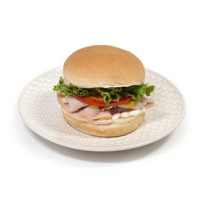 Rotellas Sliced Through 4 Inch Gourmet Hamburger Bun, 6 x 8 ct Case - DOT product image 3