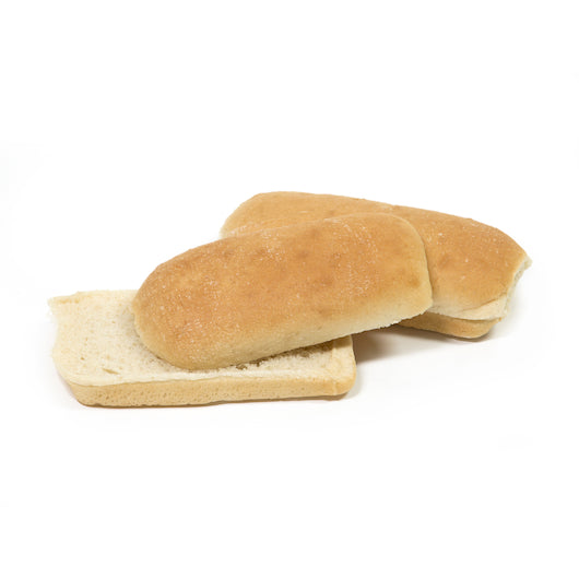 Rotellas White Sliced 7 Inch Sliced Ciabatta Hoagie Rolls, 9 x 4 ct Case - DOT product image 2