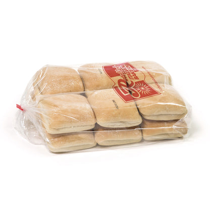Rotellas Square Sliced 3 & 3/4 Inches Sliced Square Ciabatta, 5 x 12 ct Case - Breads, Rolls & Buns