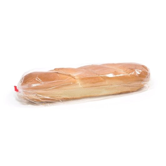 Roma Vienna Solid Poly White Bread Loaf, 15 inch - 8 per case. - DOT product image 1