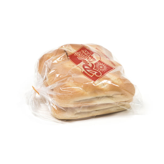 Rotellas Italian Bakery 8 Inch Rustic Hoagie Bread, 6 x 6 ct Case - Breads, Rolls & Buns