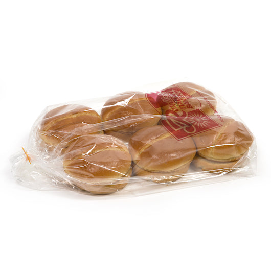 Rotella's 3.5 Inch Split Top Sliced Brioche Bun, 4 x 12 ct Case - Breads, Rolls & Buns