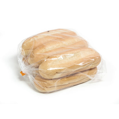 Rotella's Italian Bakery 8 Inch Philly Hoagie, 6 x 6 ct Case - Breads, Rolls & Buns