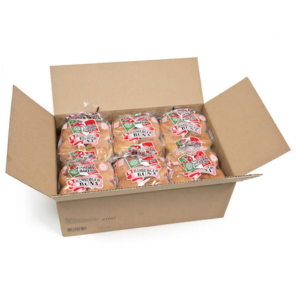 Rotellas Frozen Small 4 Inch Small Hamburger Bun, 12 x 8 ct Case - DOT product image 5