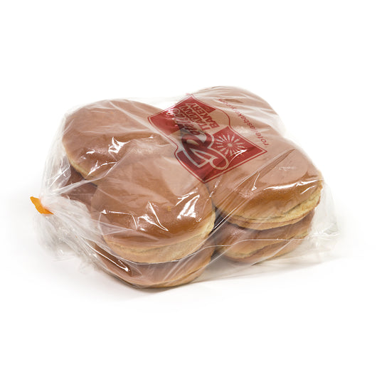 Rotella's Italian Bakery 4" Hand Crafted Brioche Bun, 12 x 8 ct Case - Breads, Rolls & Buns