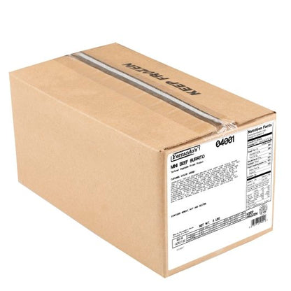 Conagra Fernandos Fiesta Mini Beef & Bean Burritos, 2 x 80 each Case - DOT product image 6