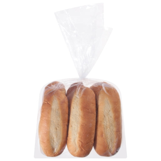 European Bakers 6 Inch Sliced Hoagie, 12 x 15 oz Case - Breads, Rolls & Buns