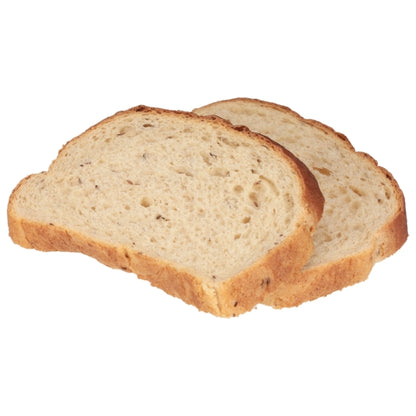 European Bakers Sliced Thick Rye Bread, 19 Slices per Loaf, 8 x 32 oz Case - Breads, Rolls & Buns