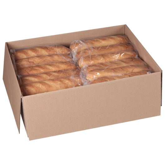 European Bakers 12 Inch Sliced White Hoagie Roll, 8 x 6 x 33.5 oz Case - DOT product image 3