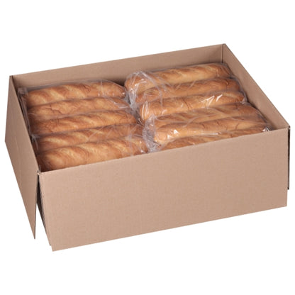 European Bakers 12 Inch Sliced White Hoagie Roll, 8 x 6 x 33.5 oz Case - DOT product image 3