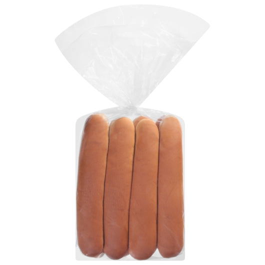 European Bakers Sliced Foot Long Hot Dog Bun, 8 x 8 x 20 oz Case - Breads, Rolls & Buns