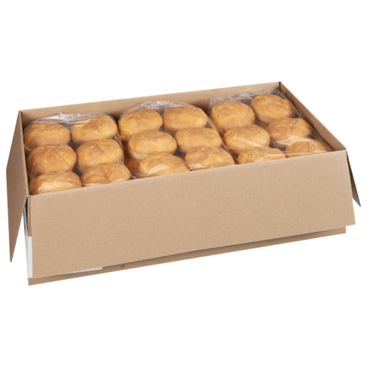 European Bakers 4.5 Inch' Sliced Plain Kaiser Roll, 1 x 12 each Case - DOT product image 3