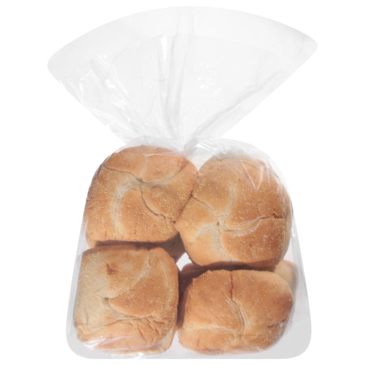 European Bakers 5 Inch Sliced New York Roll, 8 x 24 oz Case - Breads, Rolls & Buns