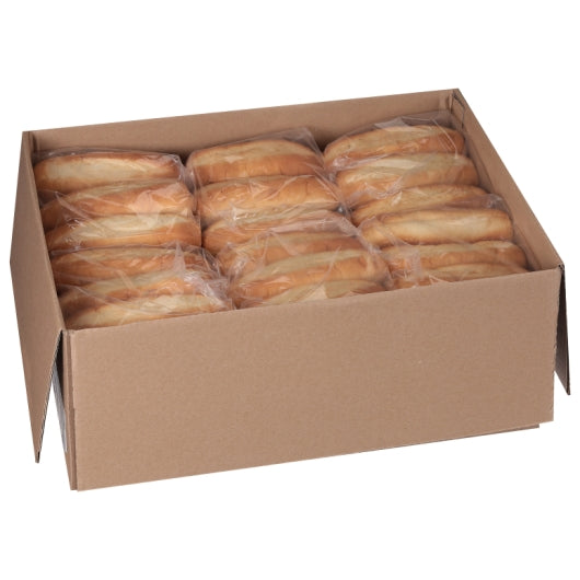 European Bakers 7 Inch Frozen Sliced Hoagie Roll, 12 x 19 oz Case - DOT product image 3