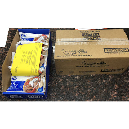 Grecian Delight Premade GYRO SANDWICH, 12 x 7.35 oz Case - DOT product image 6