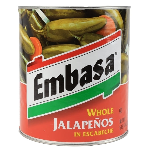 Embasa Whole Jalapenos in Escabeche, 6 x 92 oz Case - DOT product image 3