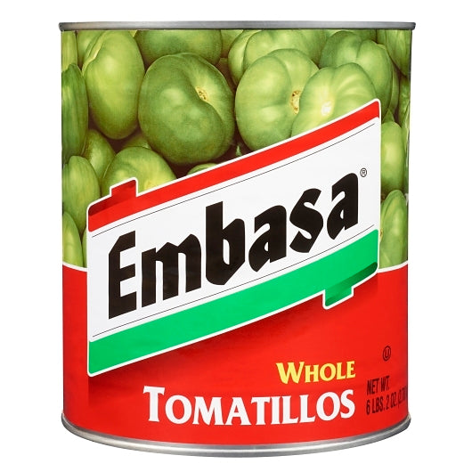 Embasa Whole TOMATILLOS, 6 x 98 oz Case - DOT product image 4