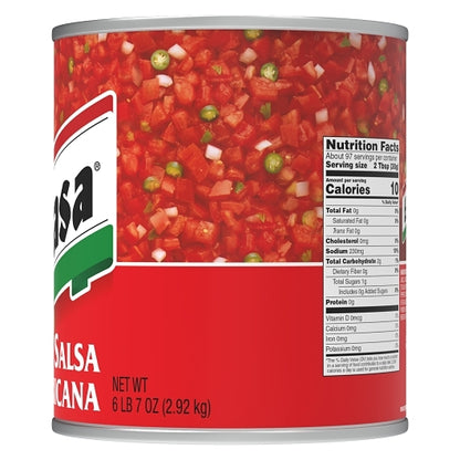 Sauce Picante Mexicana MEDIUM Mexican Salsa, 6 x 103 oz Case - DOT product image 6