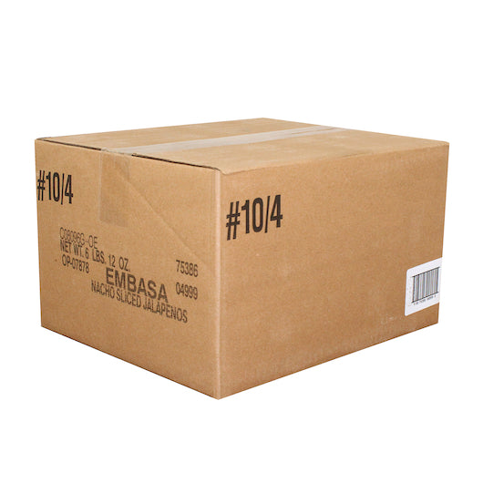 Embasa Nacho Sliced Jalapeno Peppers, 4 x 108 oz Case - DOT product image 8