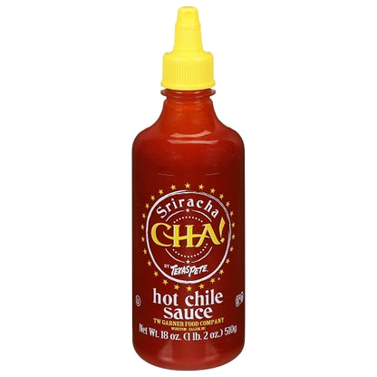 Texas Pete Cha! Sriracha Hot Chile Sauce Hot Sauce Bottle, 12 x 18 oz Case - DOT product image 2