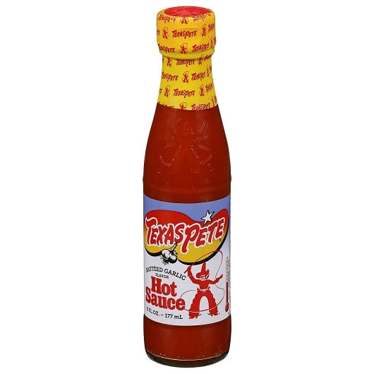 Texas Pete Sauteed Garlic Hot Sauce Bottle, 12 x 6 oz Case - DOT product image 2