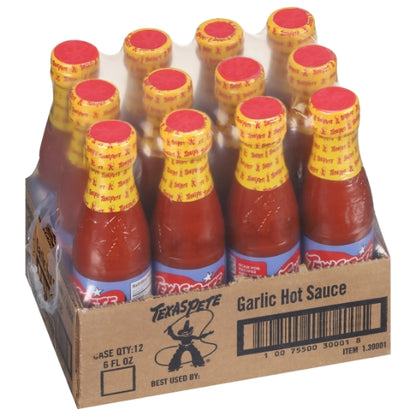 Texas Pete Sauteed Garlic Hot Sauce Bottle, 12 x 6 oz Case - DOT product image 6
