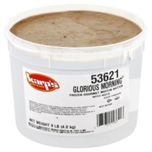 Baker and Baker Glorious Morning Muffin Batter, 2 x 9 lb Case - Alternate product angle or state