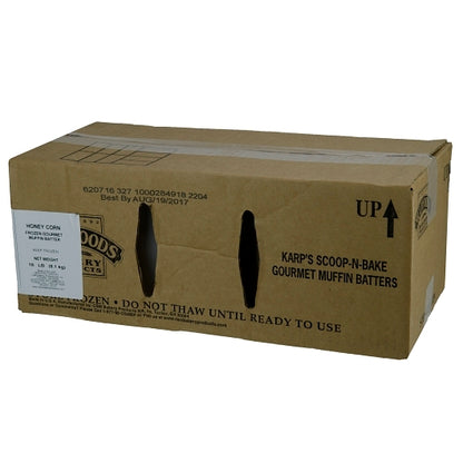Baker and Baker Scoop-N-Bake Lemon Honey Corn Muffin Batter, 2 x 9 lb Case - GS1 closed shipping case image