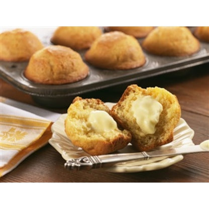 Baker and Baker Scoop-N-Bake Lemon Honey Corn Muffin Batter, 2 x 9 lb Case - Bakery & Desserts