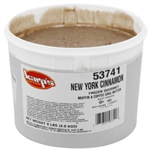 Baker & Baker Scoop-N-Bake New York Cinnamon Muffin and Coffee Cake Batter, 2 x 9 lb Case - Alternate product angle or state