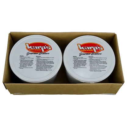 Karp's Scoop-N-Bake Pistachio Muffin Batter, 2 x 9 lb Case - Bakery & Desserts