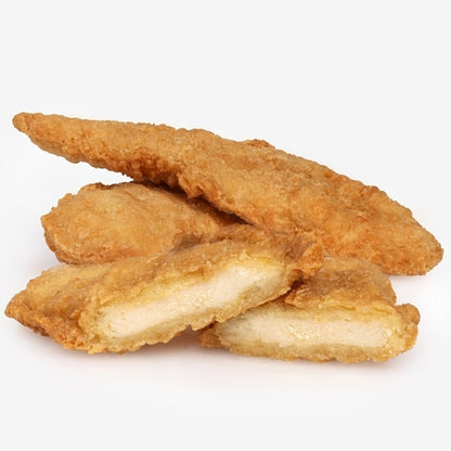 Pilgrims Foodservice Traditional Fritter Large Chicken Tenderloins, 2 x 80 oz Case - DOT product image 5