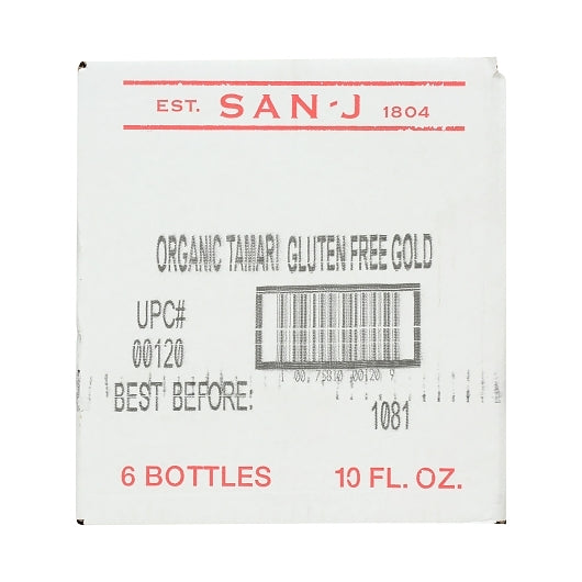 San J Organic TAMARI ORGANIC GLUTEN-FREE, 6 x 10 oz Case - DOT product image 8