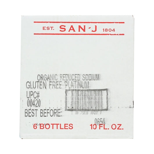 San J Organic TAMARI ORGANIC REDUCED SODIUM, 6 x 10 oz Case - DOT product image 7