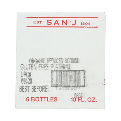 San J Organic TAMARI ORGANIC REDUCED SODIUM, 6 x 10 oz Case - DOT product image 7