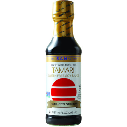 San J Reduced TAMARI REDUCED SODIUM, 6 x 10 fl oz Case - DOT product image 6