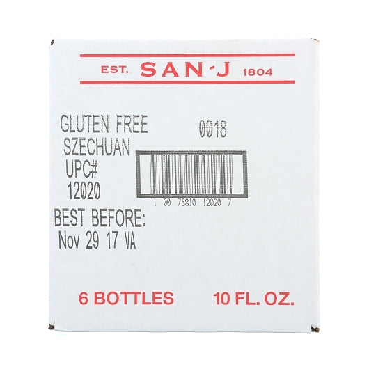 San-J Gluten Free Szechwan Sauce Bottle, 6 x 10 fl oz Case - DOT product image 5