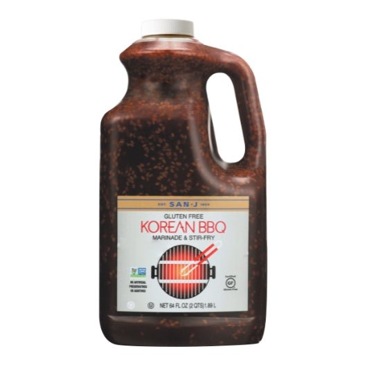 San-J Tamari Korean Bbq Sauce, 6 x 64 fl oz Case - Condiments & Sauces