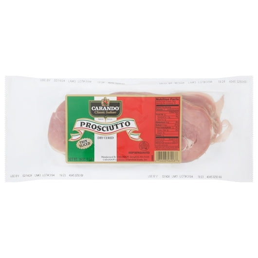 Margherita Carando Gas Flushed Sliced Prosciutto, 12 x 1.02 lb Case - DOT product image 2