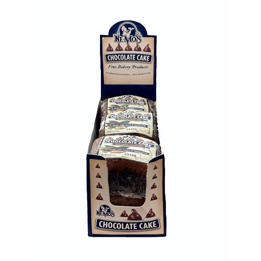 Nemo's Chocolate Cake Chocolate Square Cake, 6 x 6 x 3 oz Case - DOT product image 5