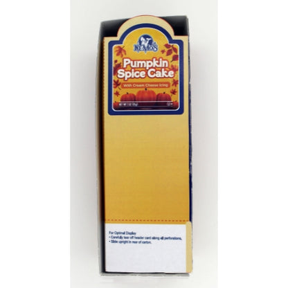 Nemo's Pumpkin Spice Cake Square, 6 x 6 x 3 oz Case - Bakery & Desserts