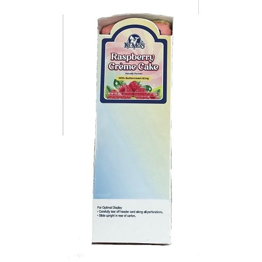Ne-Mo's Raspberry Creme Cake Square, 6 x 6 each Case - Bakery & Desserts